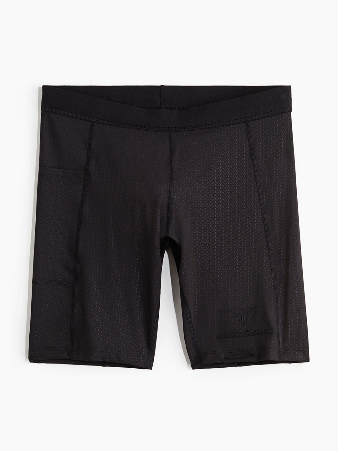 

H&M Short Sports Tights In Dry Move, Black