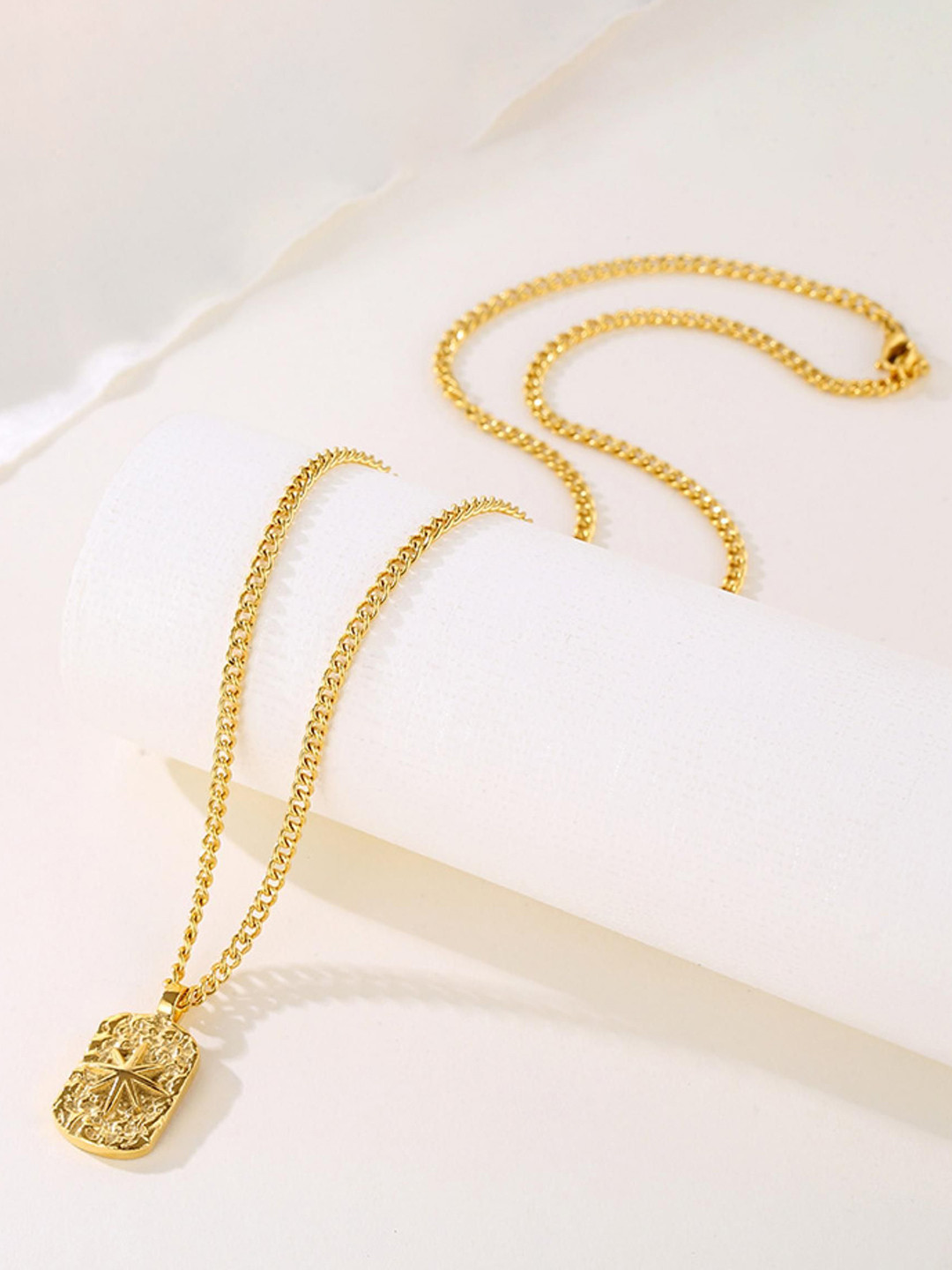 

MYKI Gold-Plated Quirky Pendants with Chains