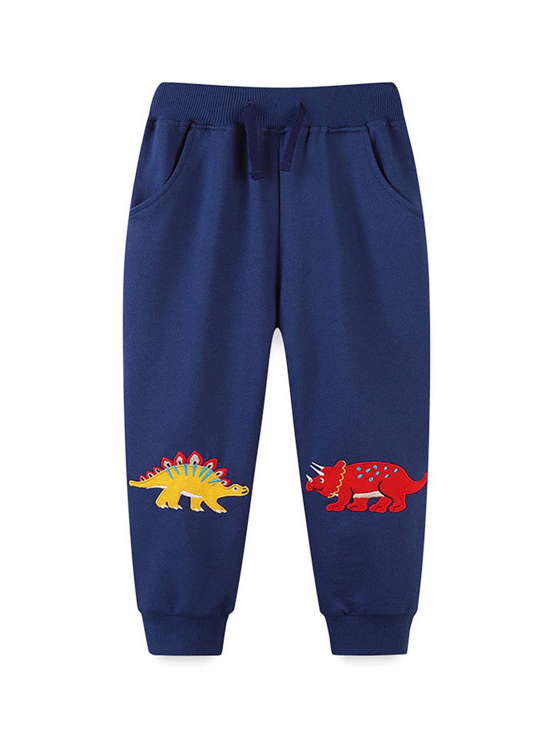 

LULU & SKY Boys High-Rise Joggers Trousers, Blue