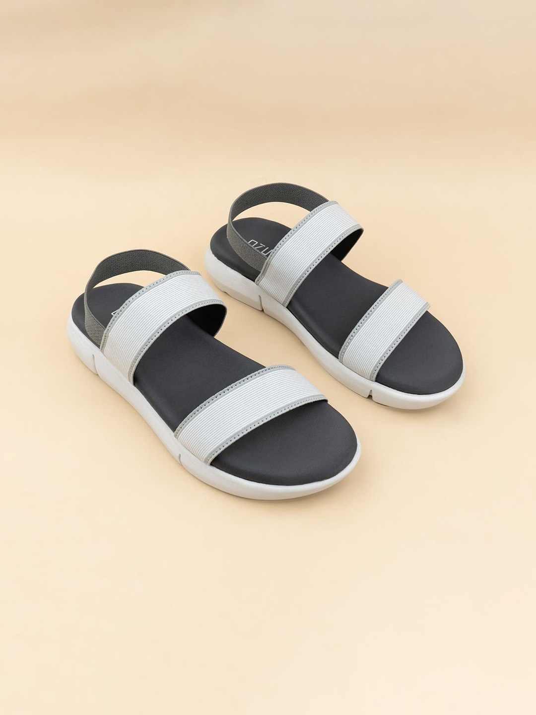 

Ozuri Women Round Toe Wedge Sandals, Grey