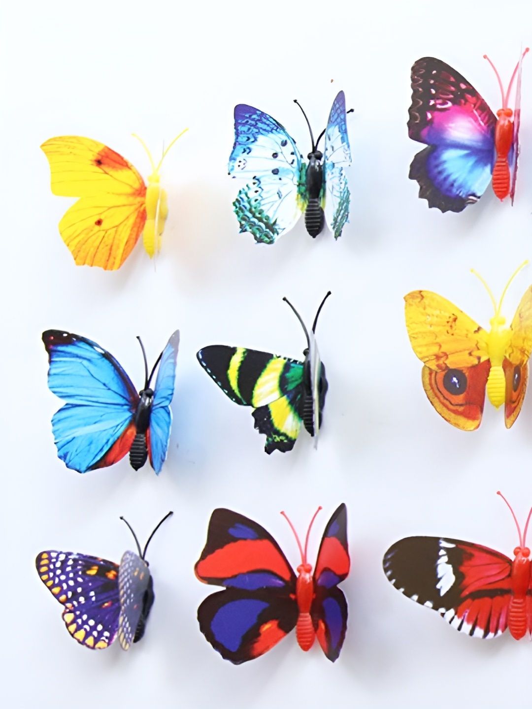 

Asian royal 12 Pcs Blue & Red Printed Waterproof Wall Stickers