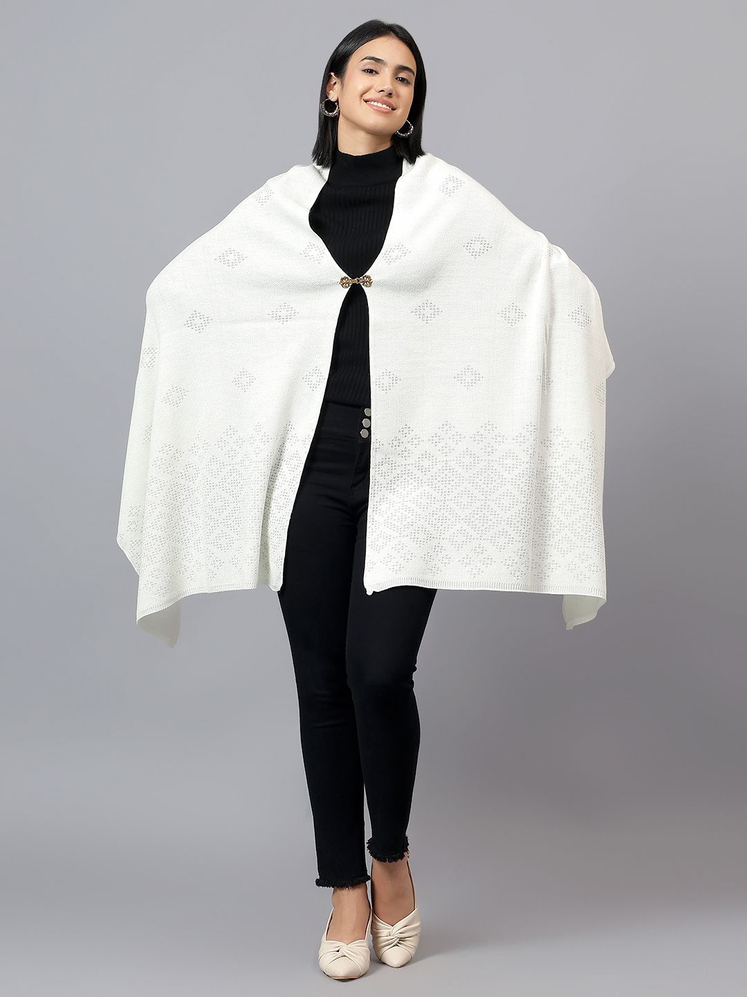 

Cantabil Women Stole, Off white