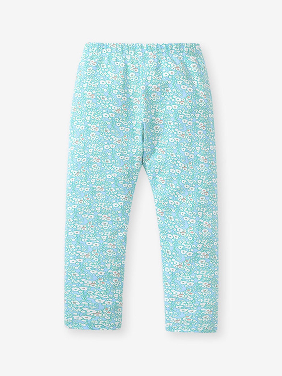 

LULU & SKY Girls Printed Mid-Rise Ankle-Length Leggings, Blue