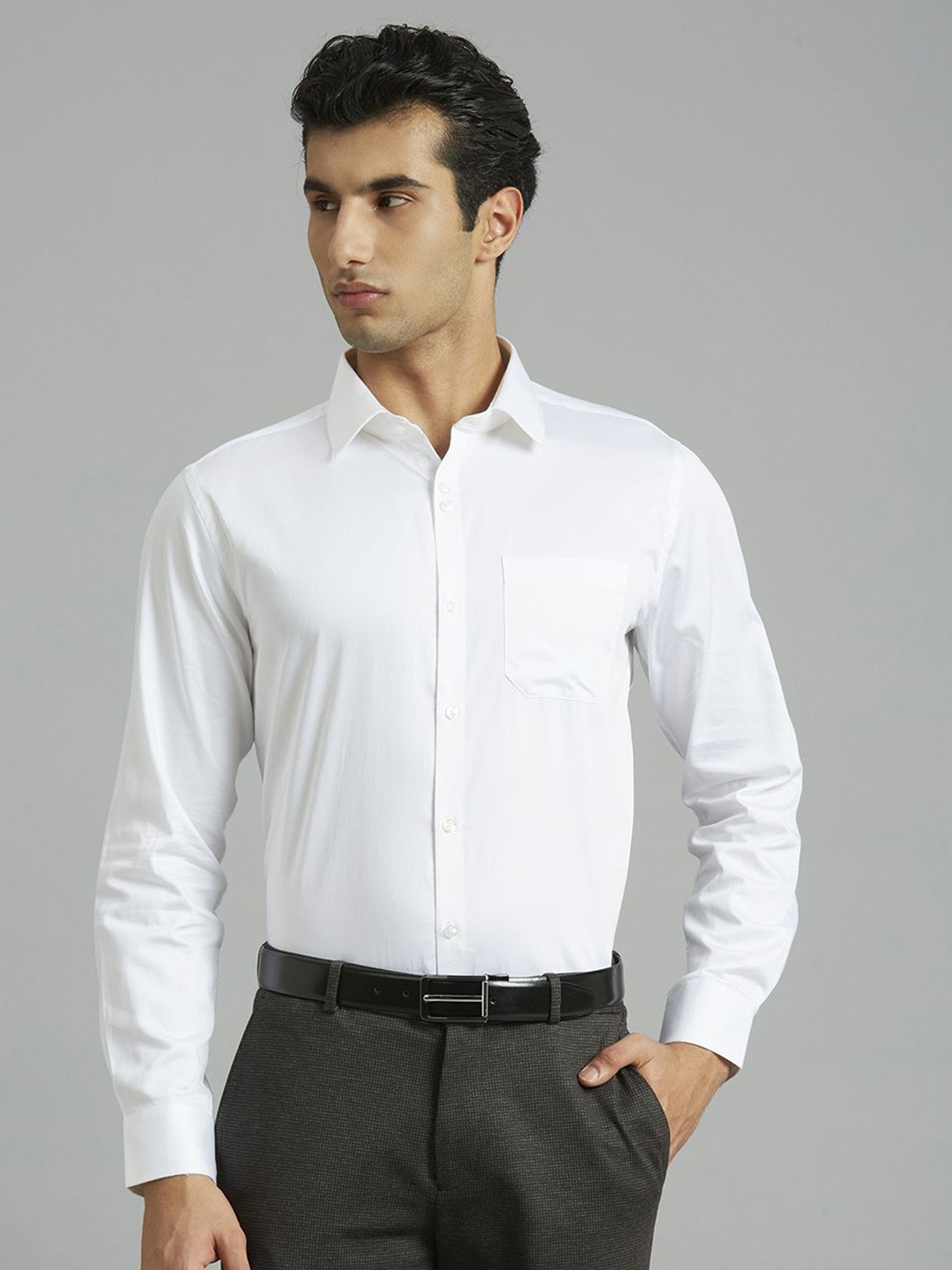 

Reid & Taylor Men Classic Opaque Formal Shirt, White