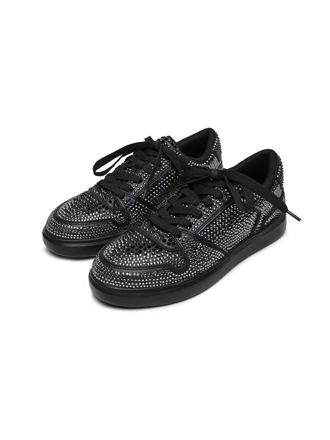 

ALDO Men Textured Lace-Ups Sneakers, Black
