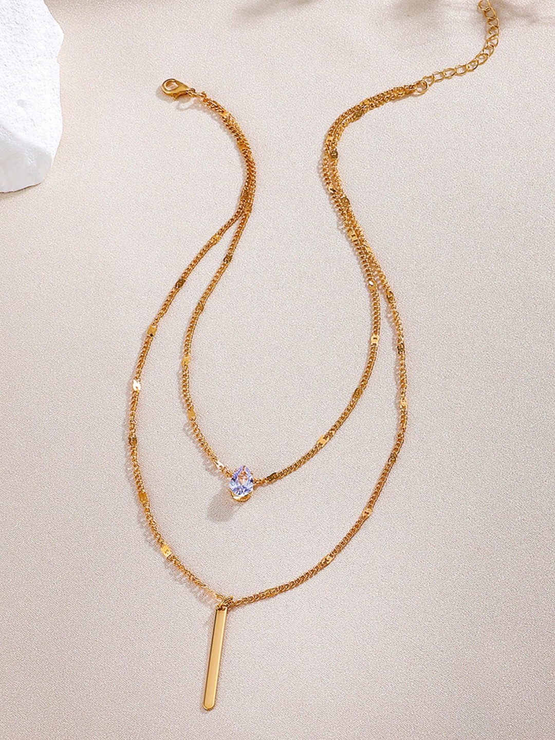 

MYKI Gold-Plated Layered Stainless Steel Chain