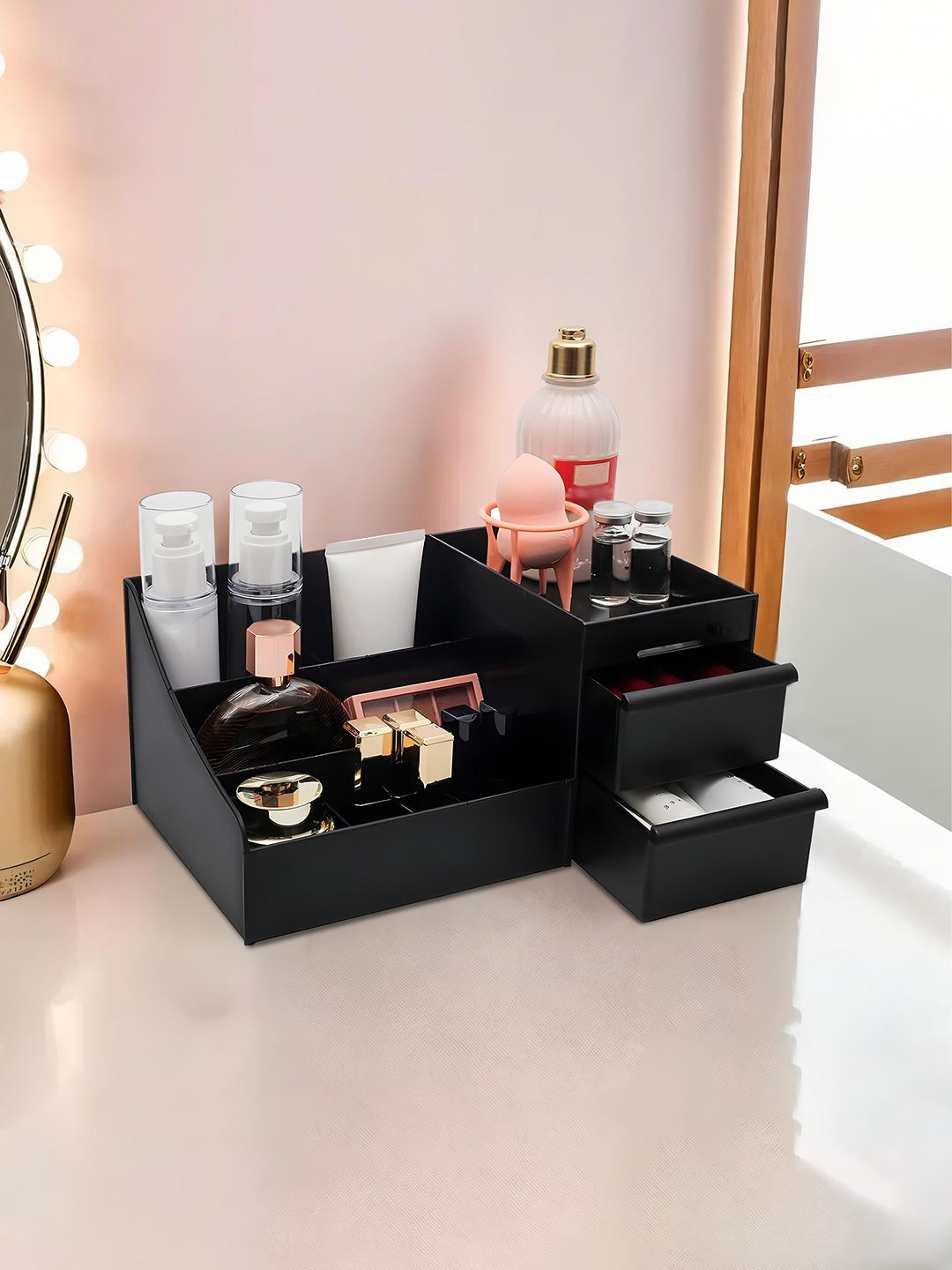 

Kuber Industries Black Multipurpose Desk Organisers