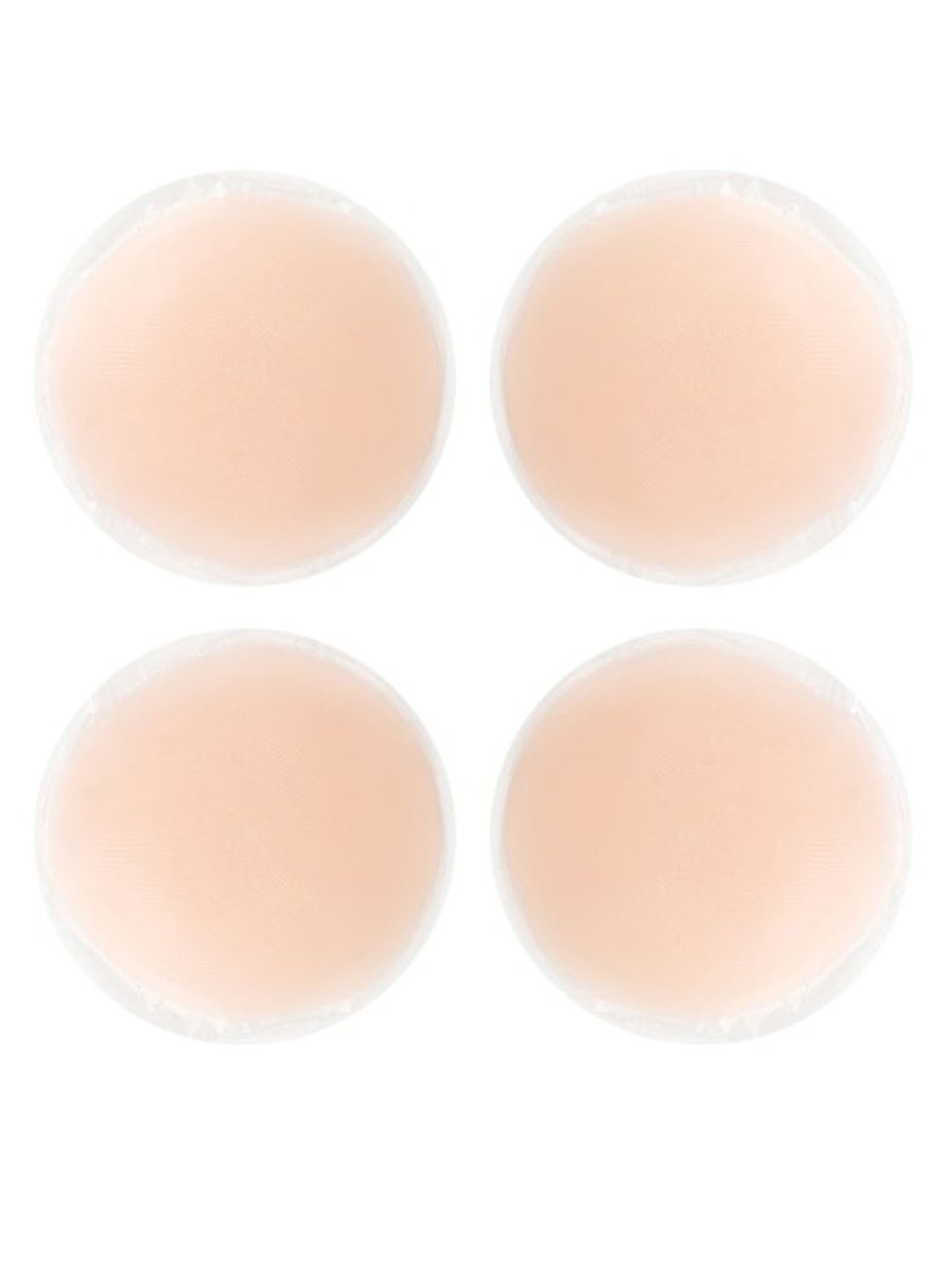 

Xivir Set Of 2 Reusable Silicone Stick-On Nipple Covers, Beige