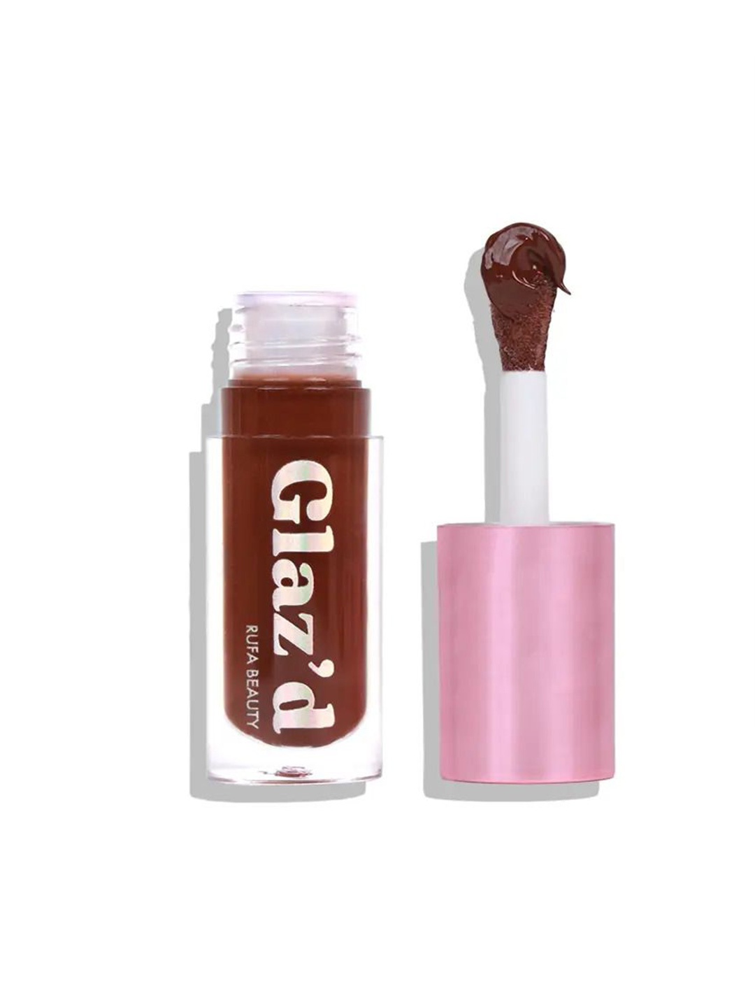 

Rufa Beauty Glaz'd Long Lasting Lip Oil Gloss- 5 ml - Brownie, Brown