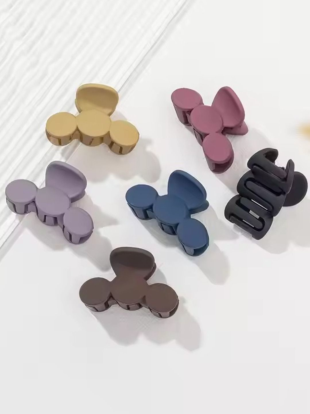 

Krelin Women Set of 6 Claw Clip, Navy blue