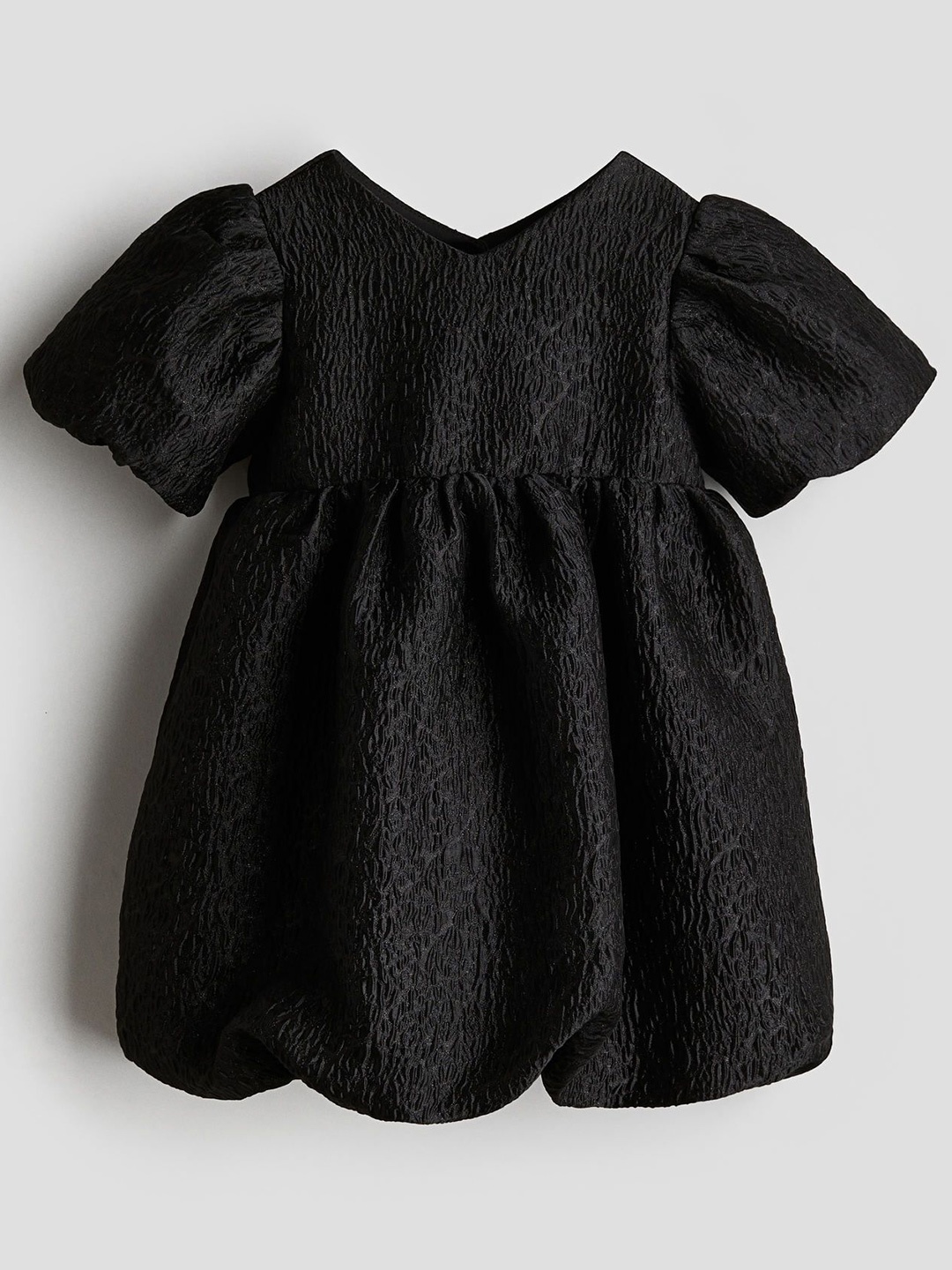 

H&M Girls Shimmering Jacquard Dress, Black