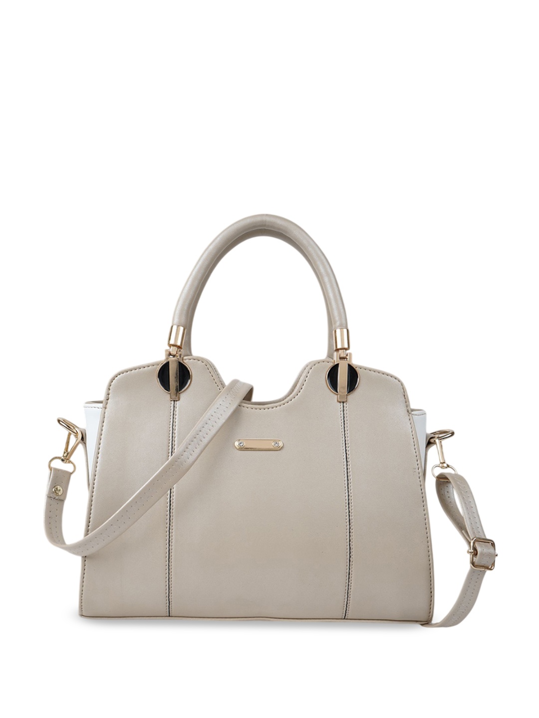 

SPOTIC Bucket Satchel, Cream