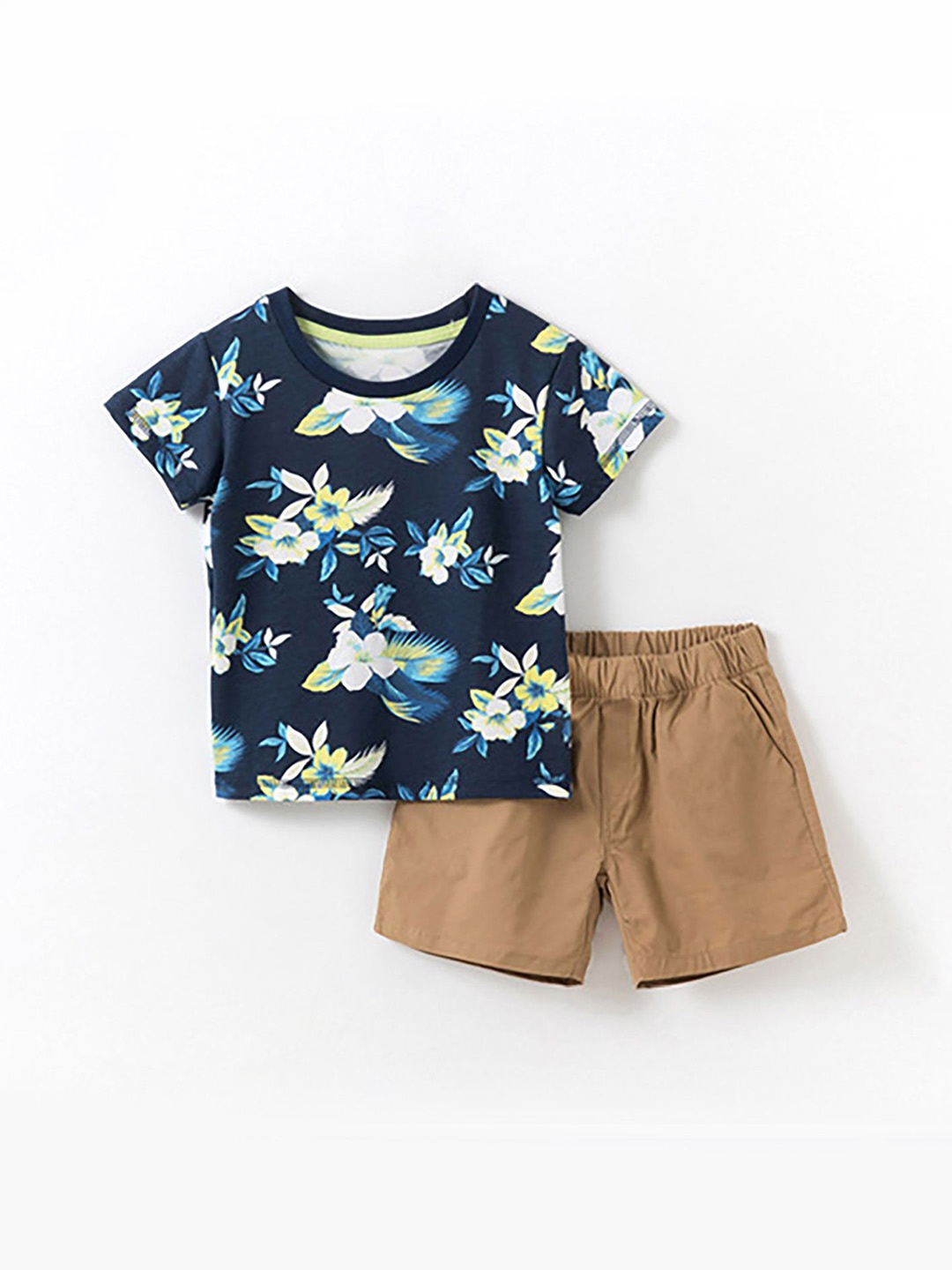 

LULU & SKY Boys T-shirt with Shorts, Blue