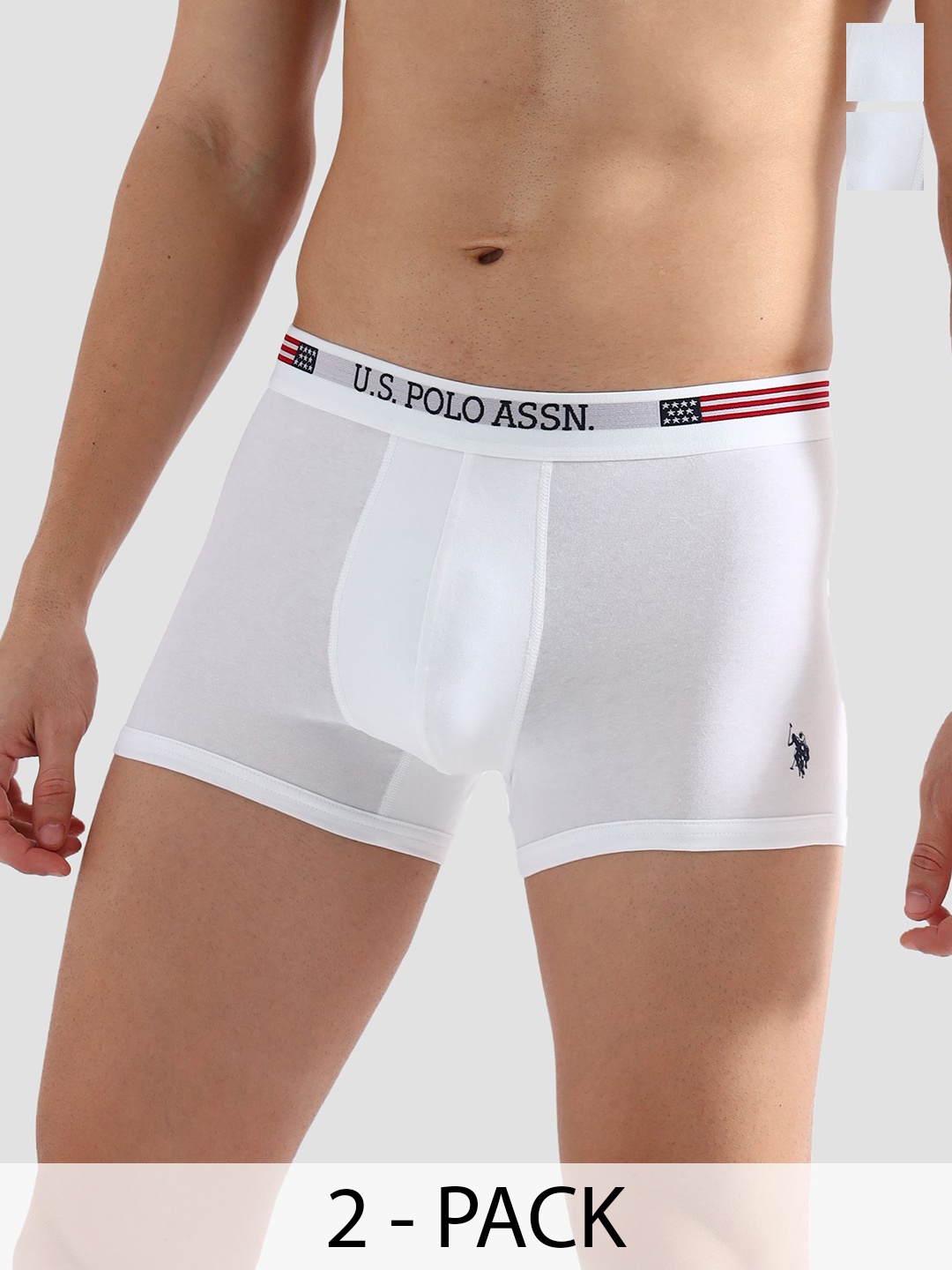 

U.S. Polo Assn. Pack Of 2 Short Trunks - I660-001-P2, White