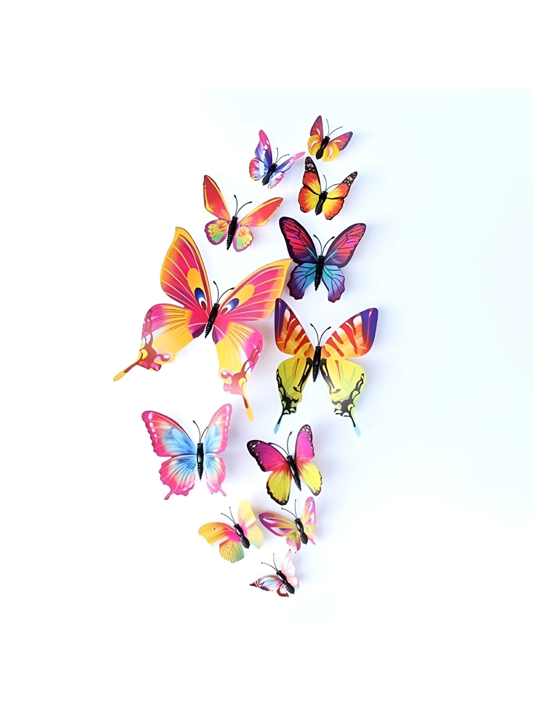 

Asian royal Red & Blue 12 Pieces Printed Waterproof Wall Decals and stickers