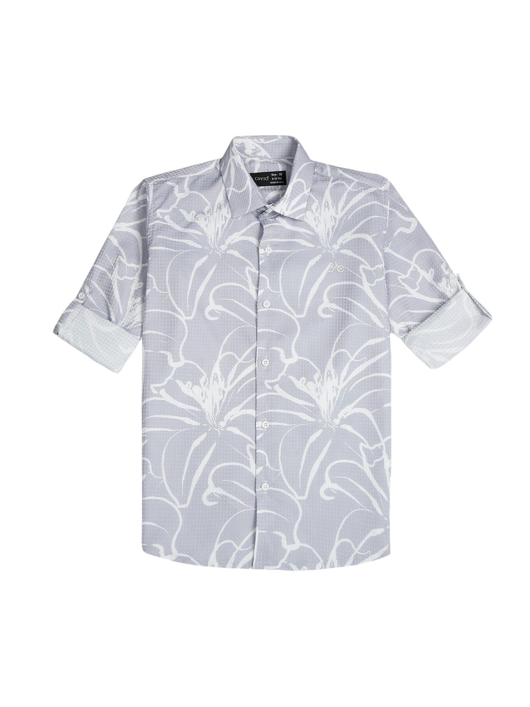 

CAVIO Boys Comfort Opaque Printed Casual Shirt, Purple