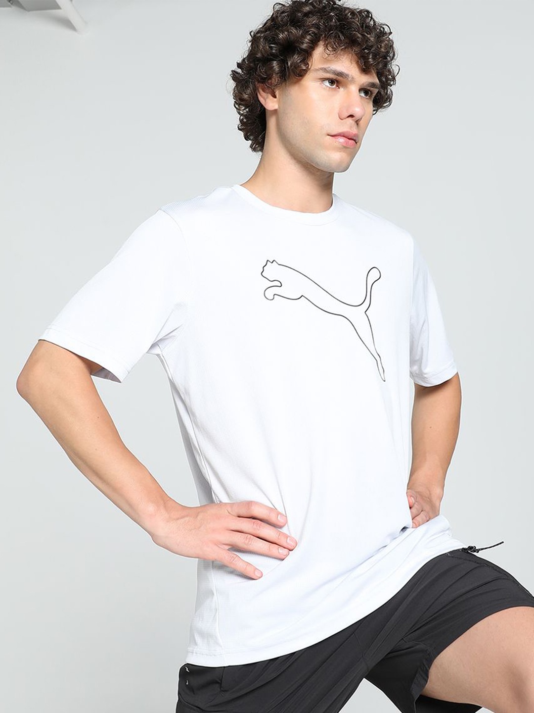 

Puma Performance Cat Logo T-Shirt, White