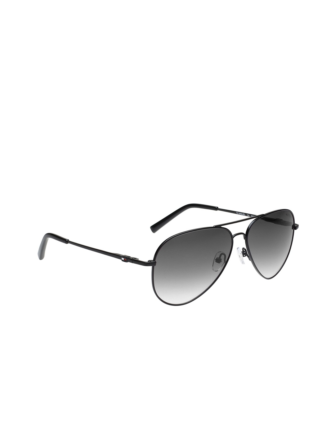 

Tommy Hilfiger Men Full Rim Aviator Sunglasses with UV Protected Lens TH MIGUEL C4 58 S, Grey