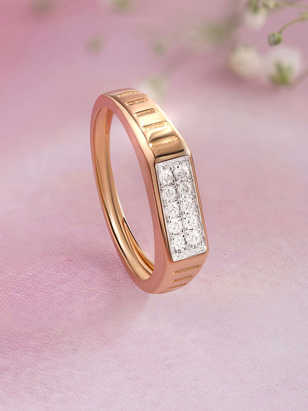 

Mia by Tanishq Men 14KT Finger Ring Gold 3.28 g, Yellow
