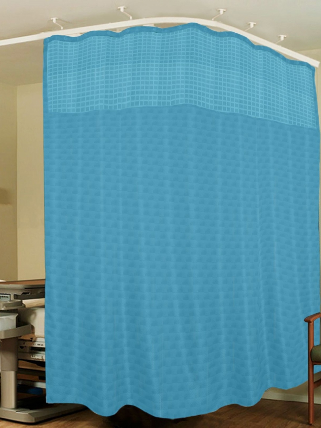 

Lushomes Blue Long Door Curtain