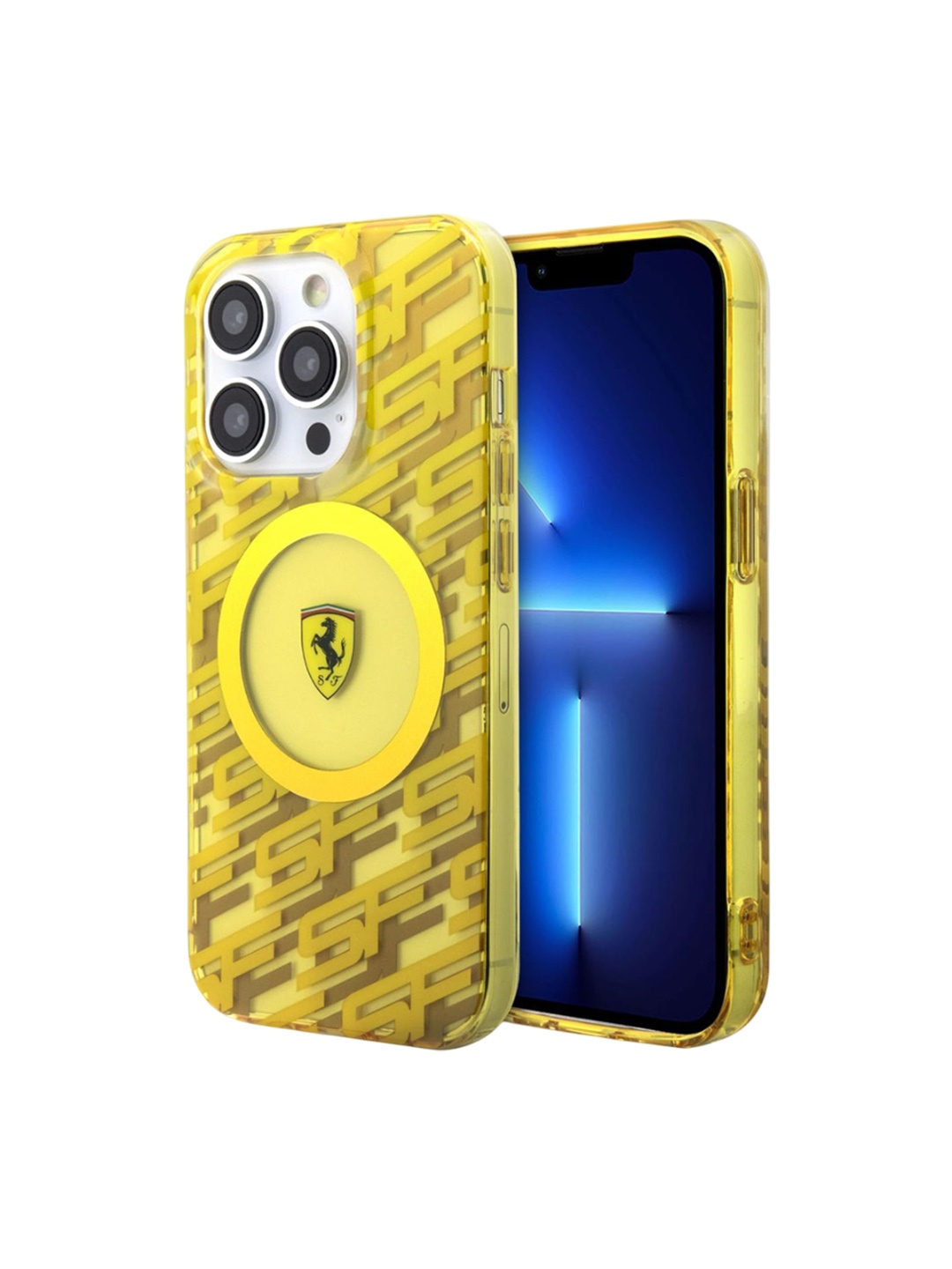 

CG MOBILE Ferrari Yellow Iphone 15 Pro Max Hc Magsafe Multi Sf Case