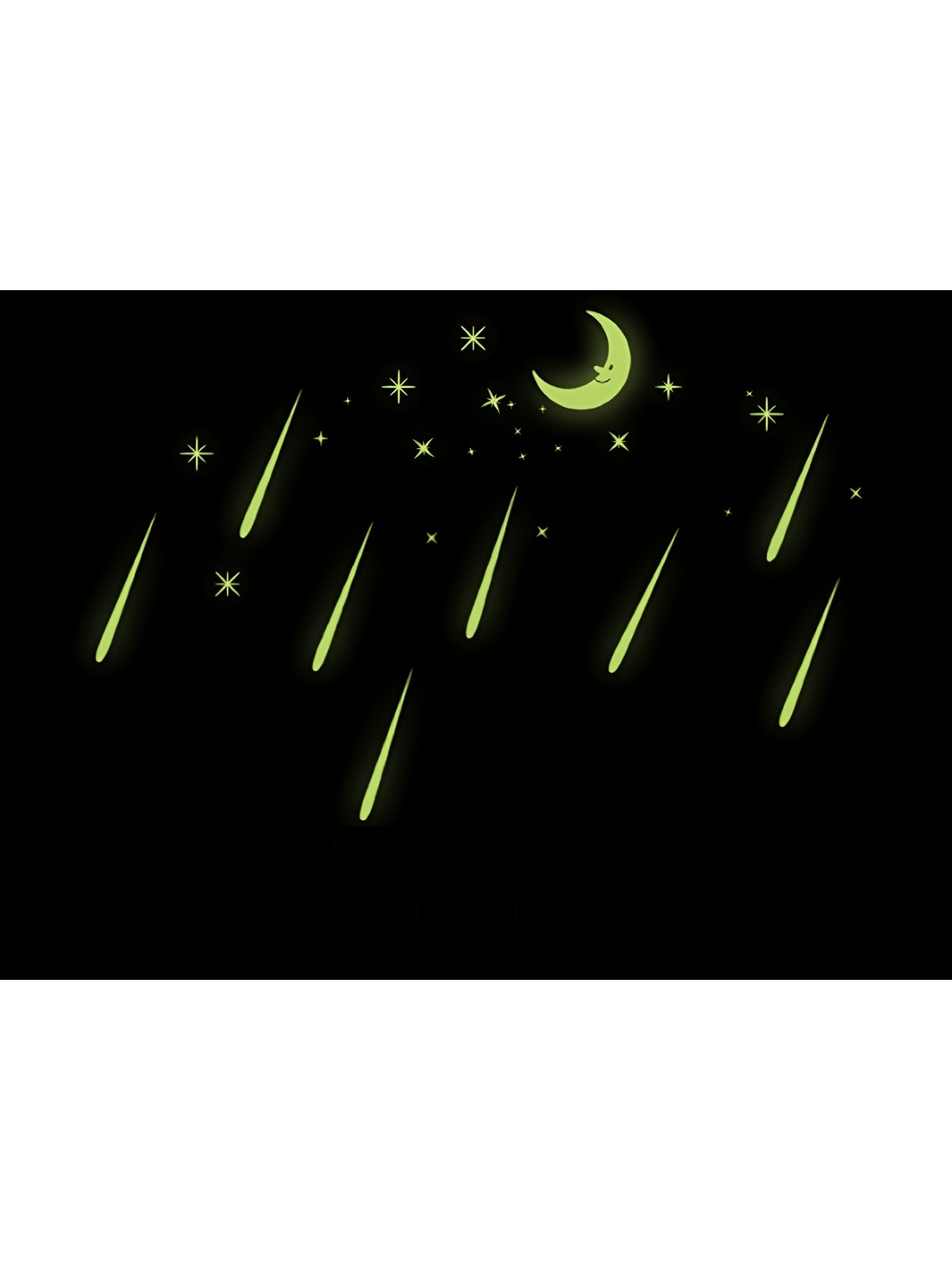 

Asian royal Black & Yellow Printed Water Proof Wall Sticker