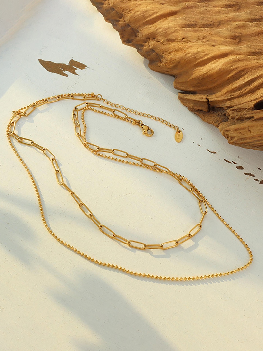 

MYKI Gold-Plated Seductive Stainless Steel Minimal Chain