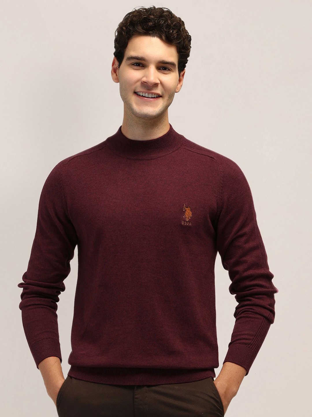 

U.S. Polo Assn. Men Pullover, Red