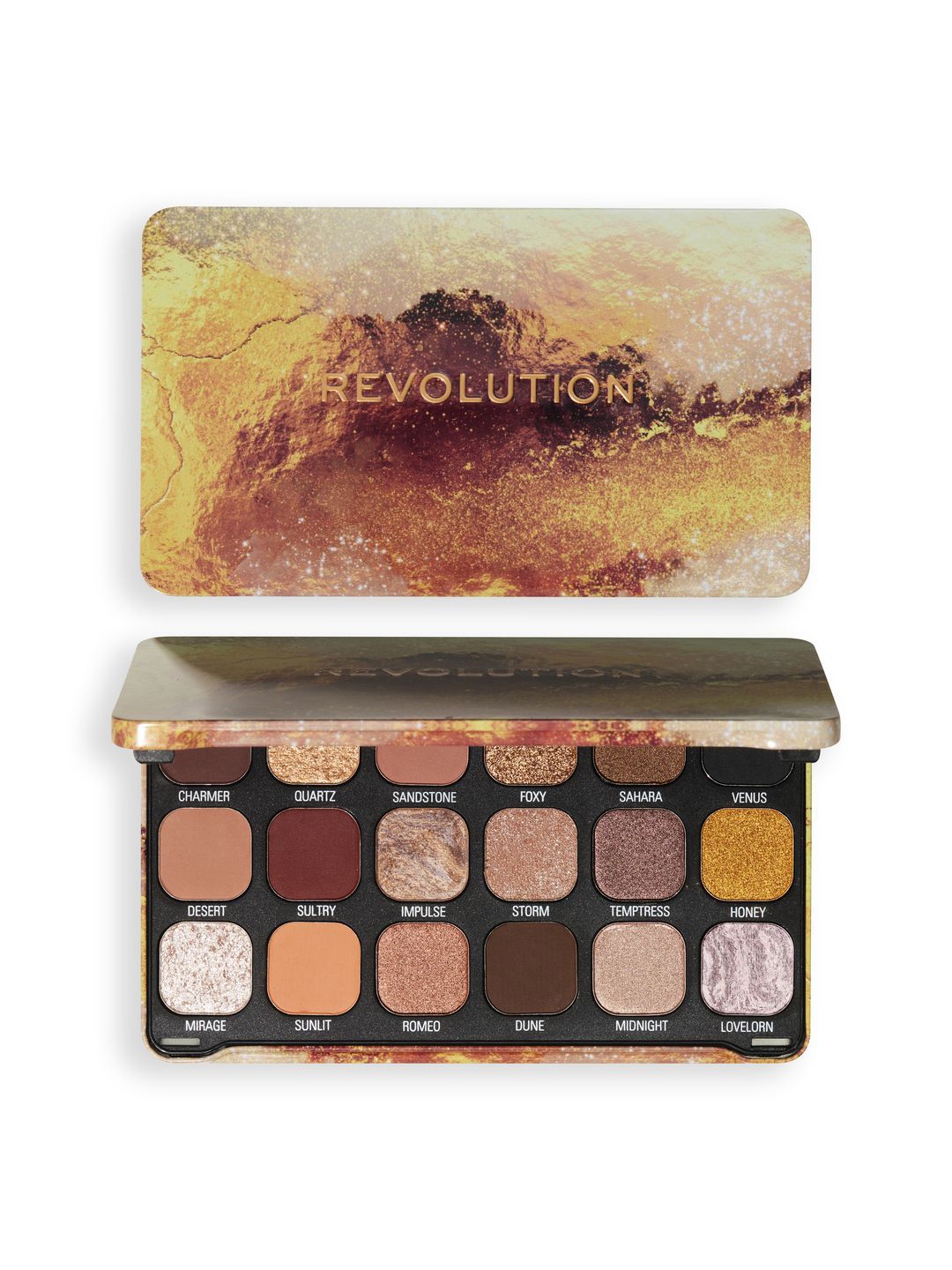 

Makeup Revolution London Forever Flawless Eyeshadow Palette - 19.8 g - Bronze Temptation, Brown