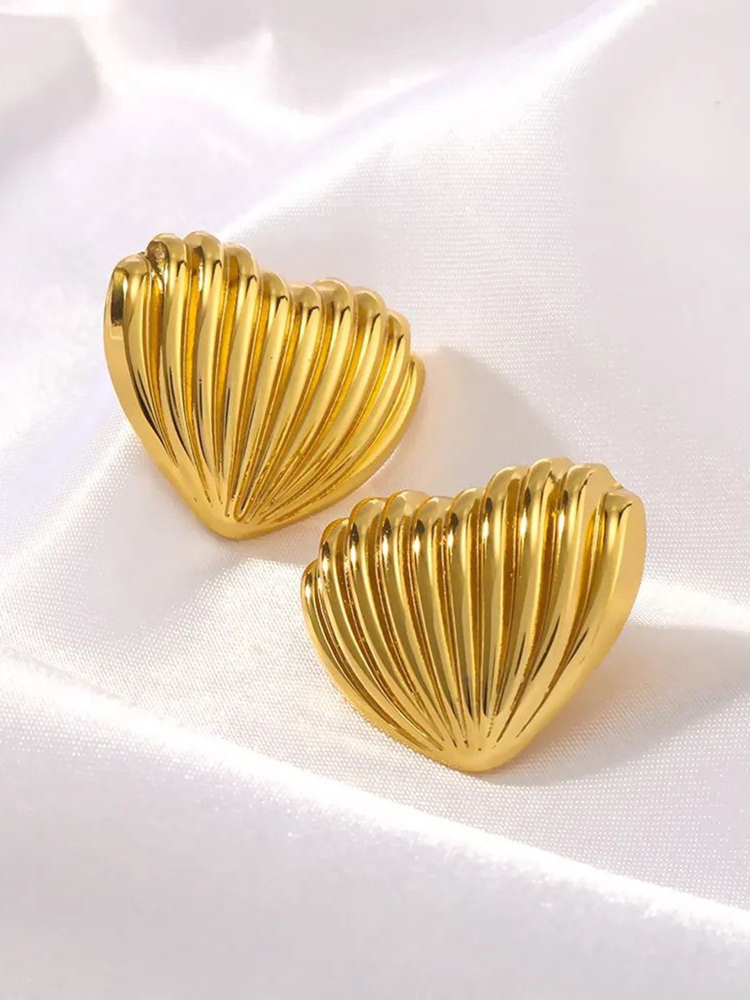 

MEENAZ Contemporary Stud Earrings, Gold