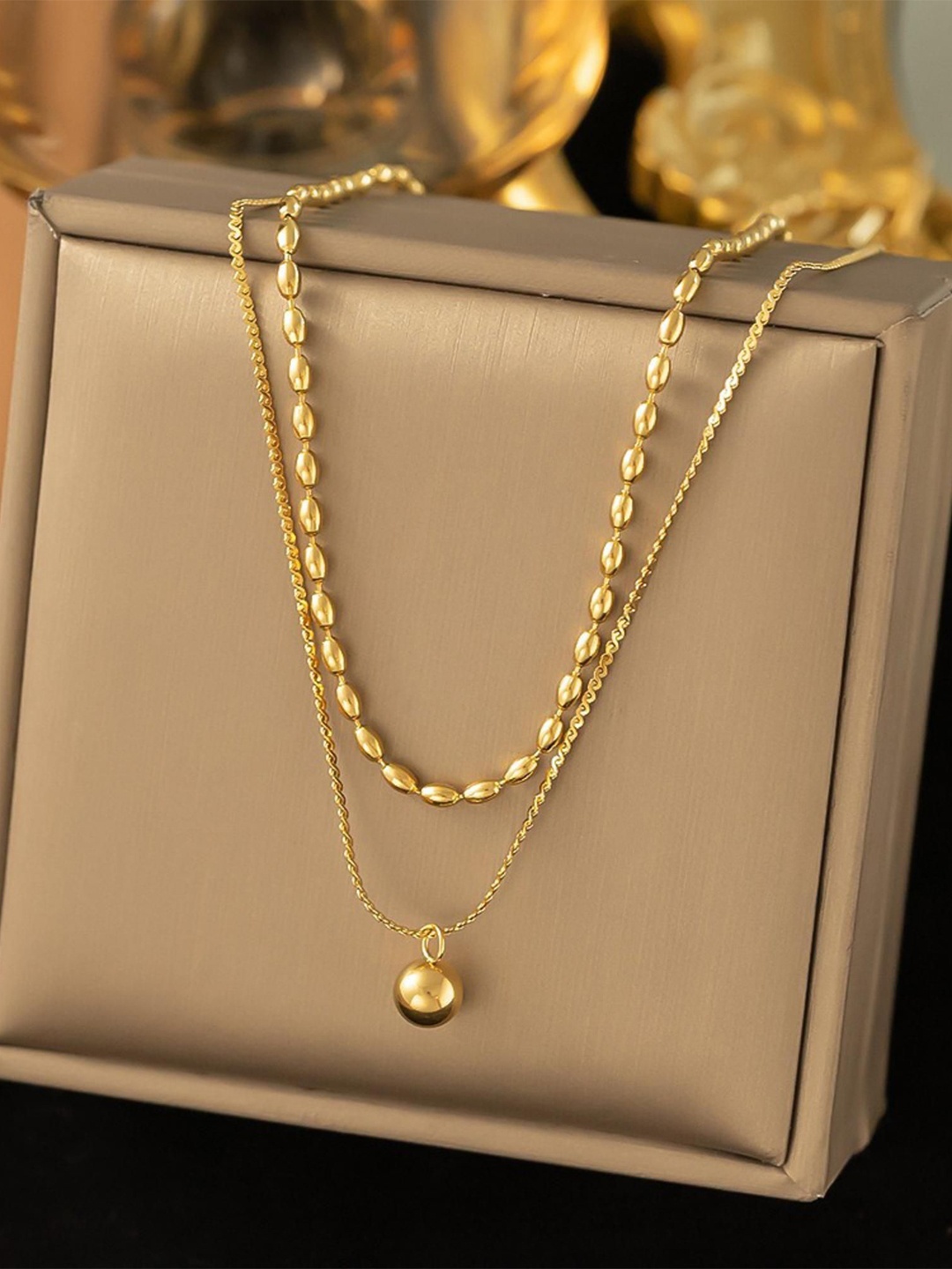 

MYKI Gold-Plated Layered Glorious Stainless Steel Minimal Chain