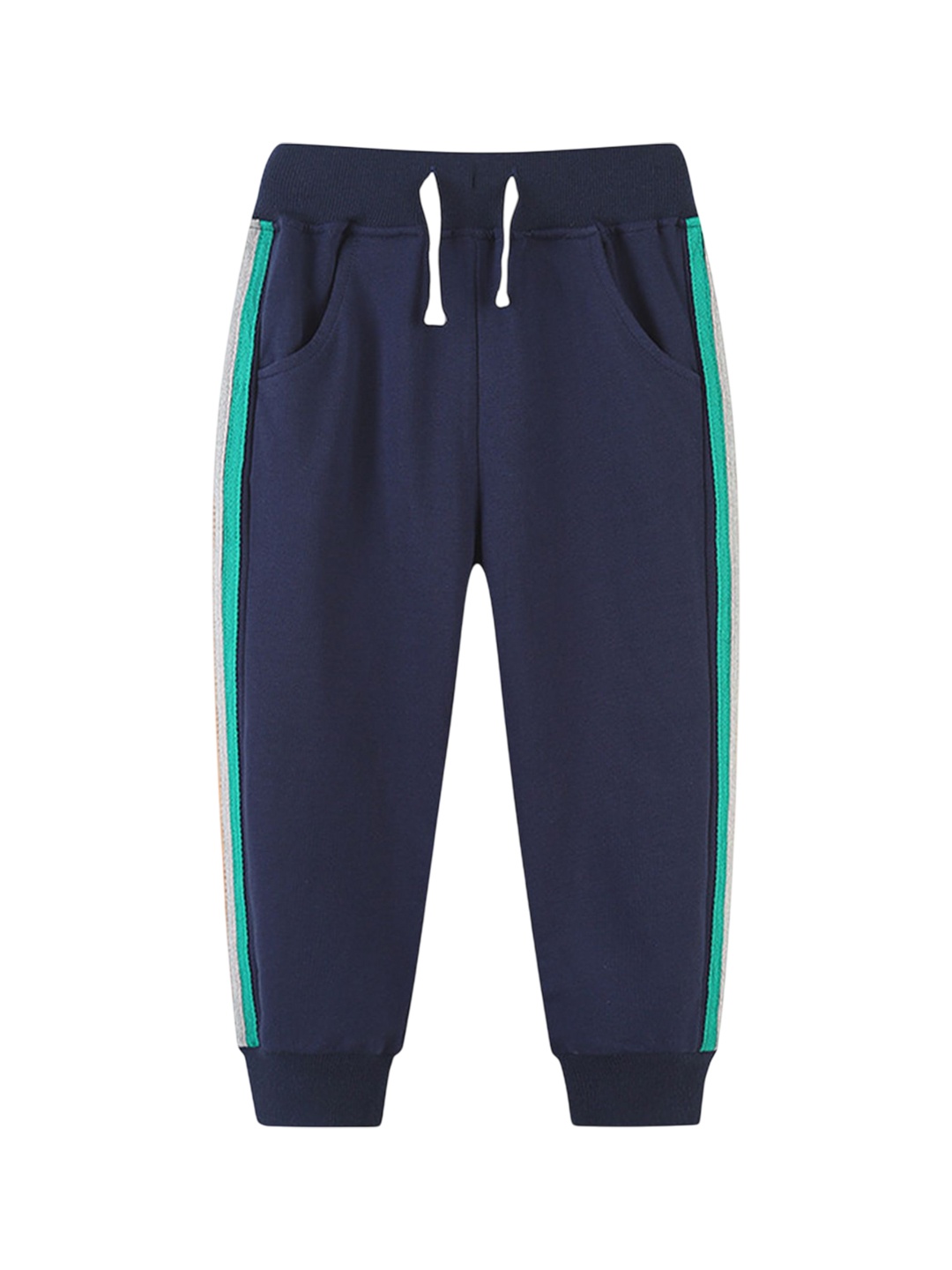 

LULU & SKY Boys High-Rise Joggers Trousers, Blue