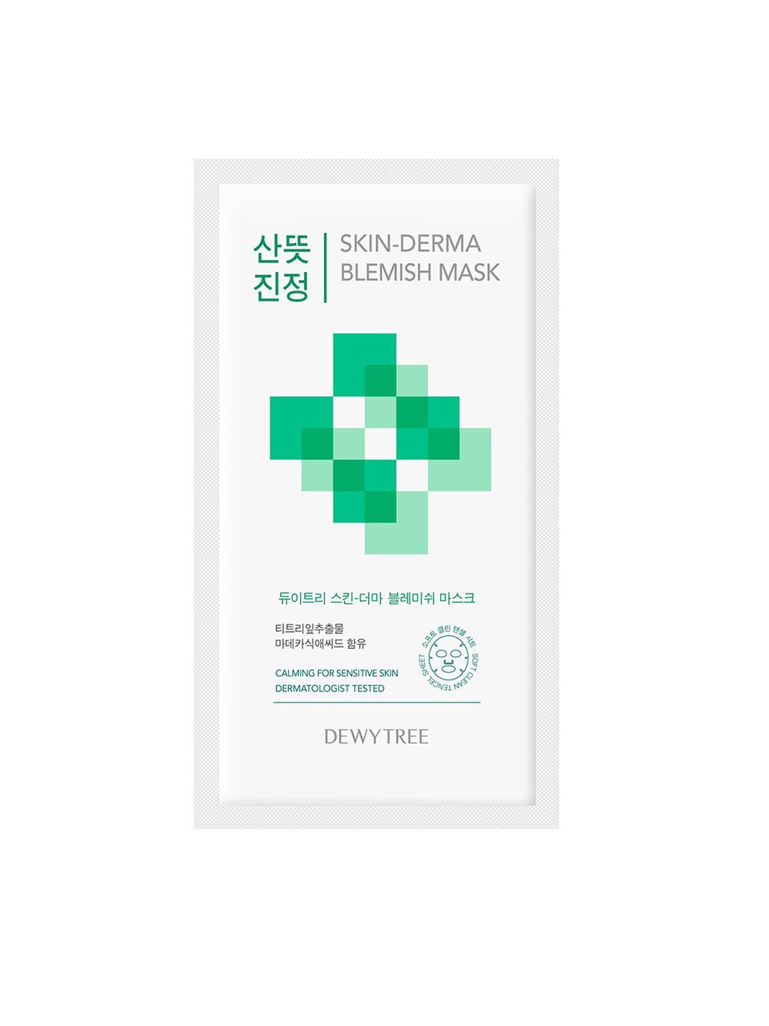 

Dewytree Skin Derma Blemish Korean Sheet Mask - 23 g, White