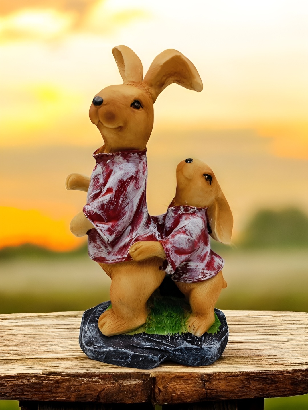 

SANKALAN CREATIONS Multicoloured Figurine Showpiece, Multi