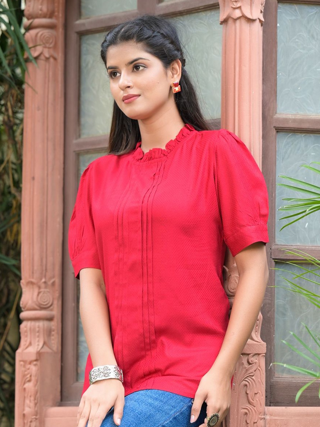 

KALINI Top, Maroon