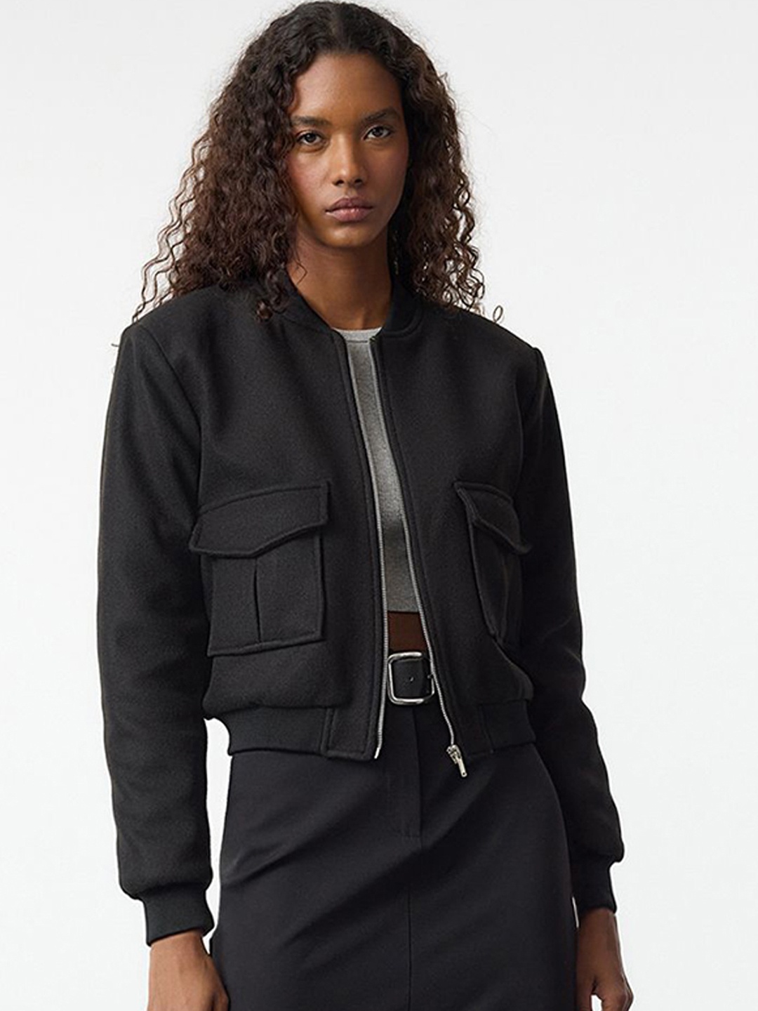 

Trendyol Bomber Jacket, Black