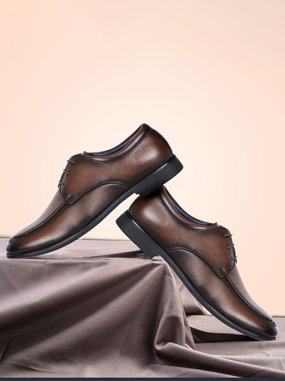 

OCIO Men Lace-Ups Formal Derbys, Brown
