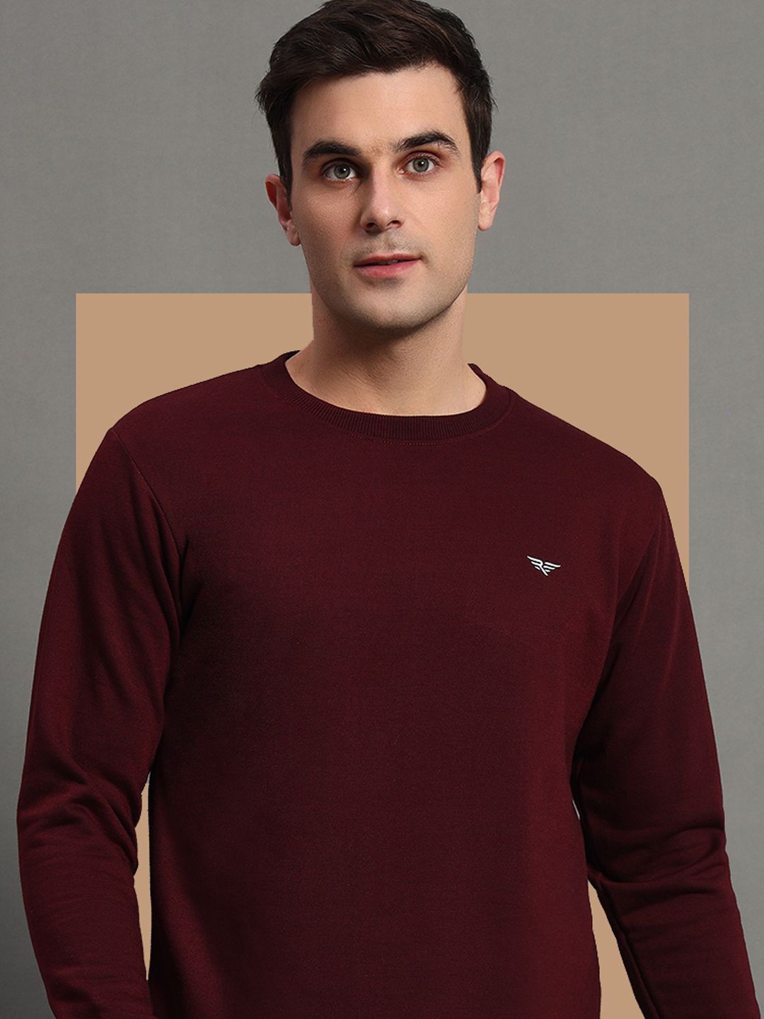 

RISS Men Sweatshirt, Maroon