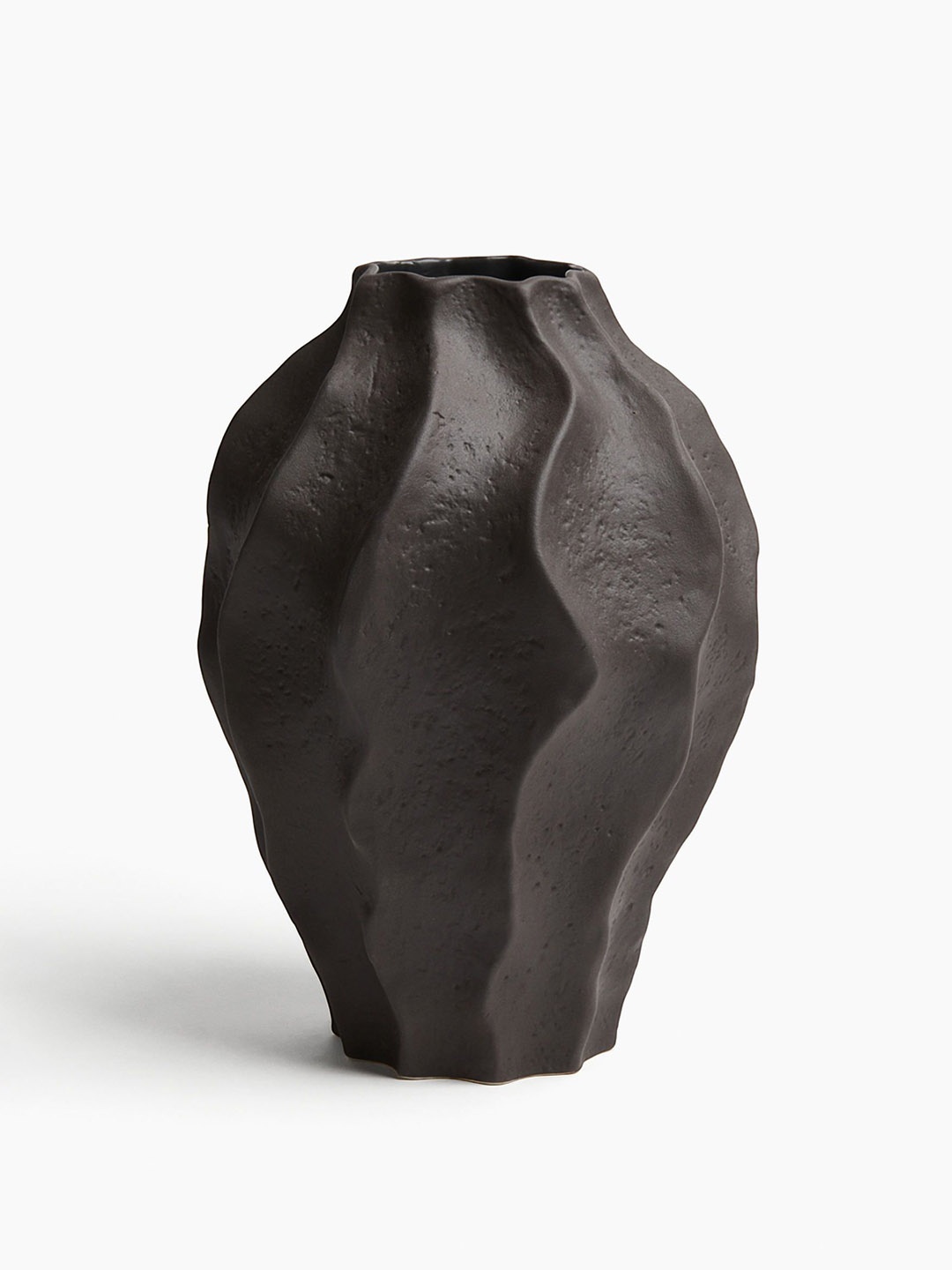 

H&M Grey Extra-Large Stoneware Vase