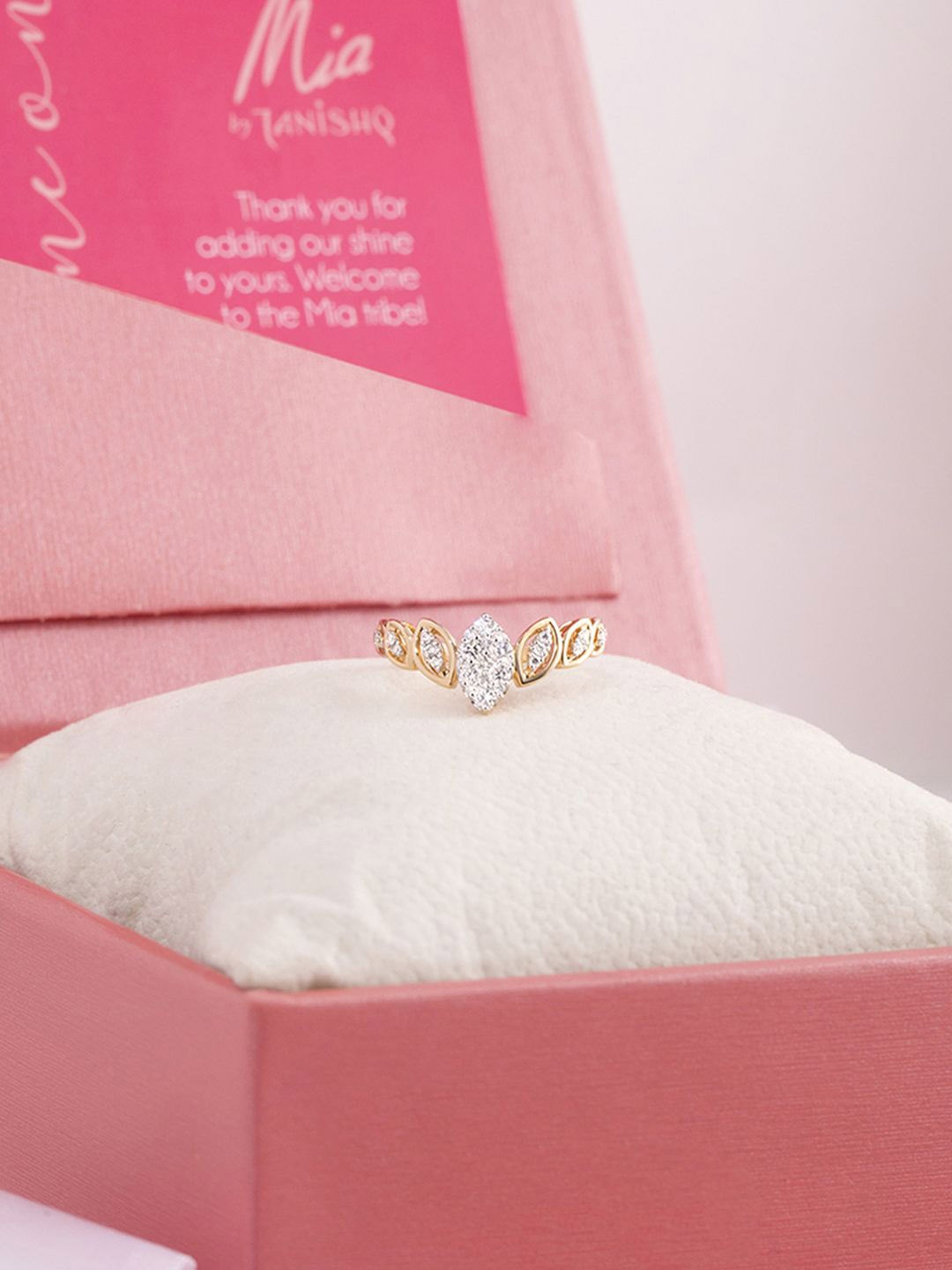

Mia by Tanishq Women 14KT Finger Ring Gold 2.26 g, Yellow