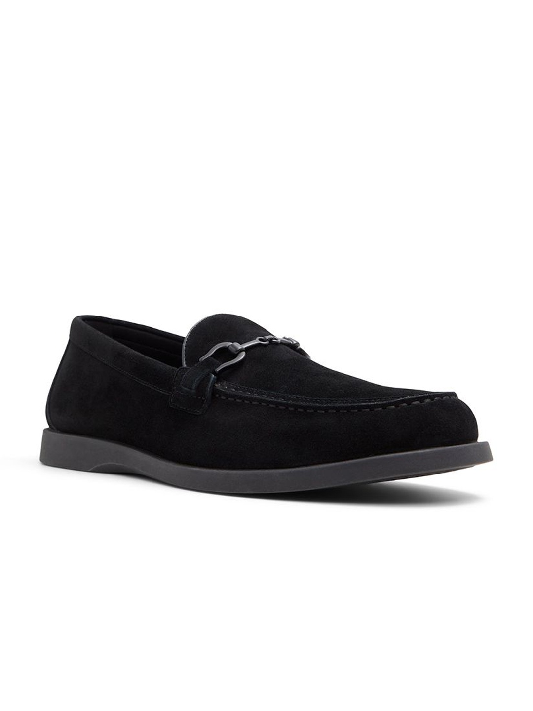 

ALDO Men Leather Slip-On Sneakers, Black