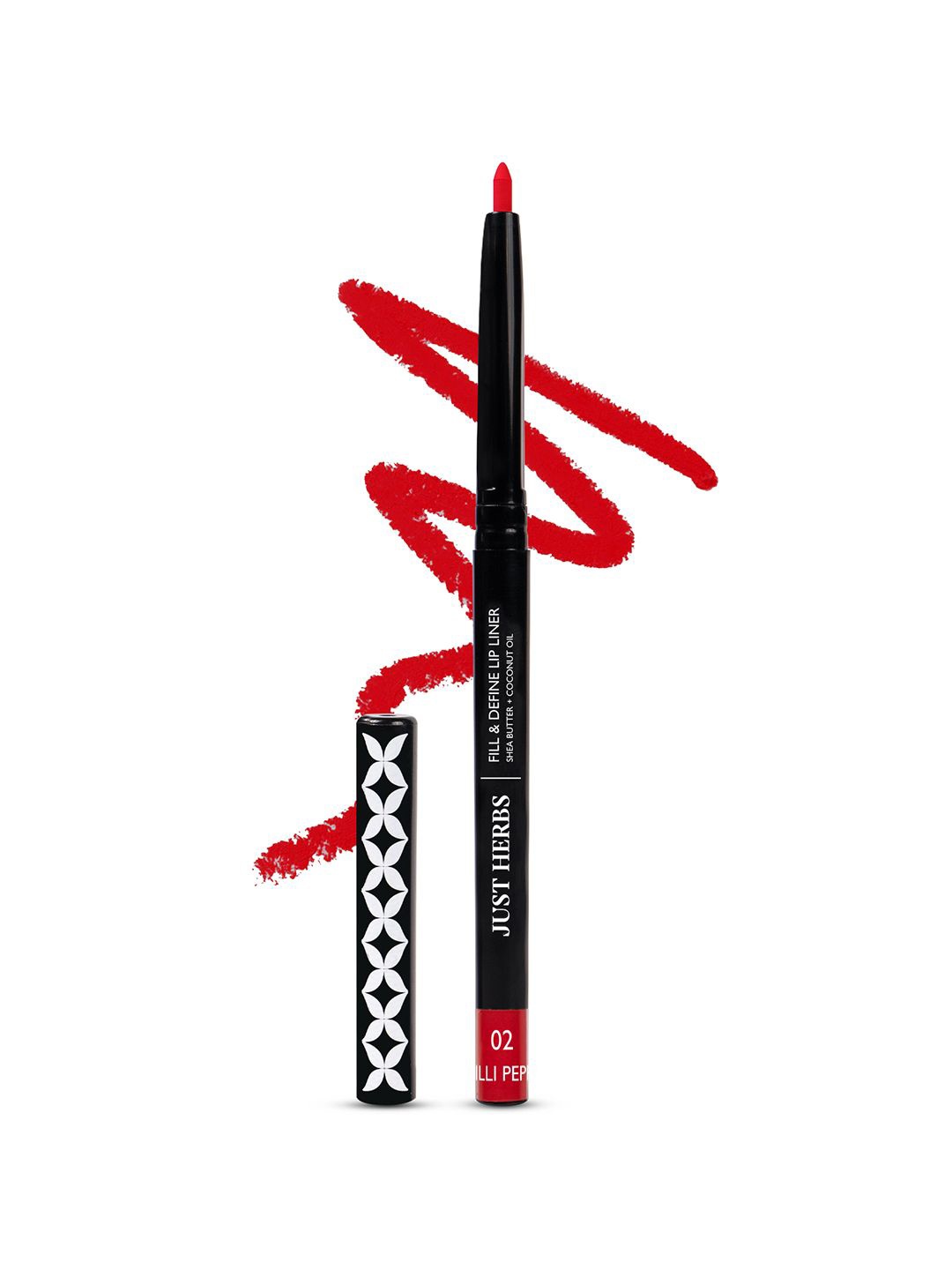 

Just Herbs Fill & Define Matte Finish Lip Liner - 0.3g Shade - Chilli Pepper - 02, Red