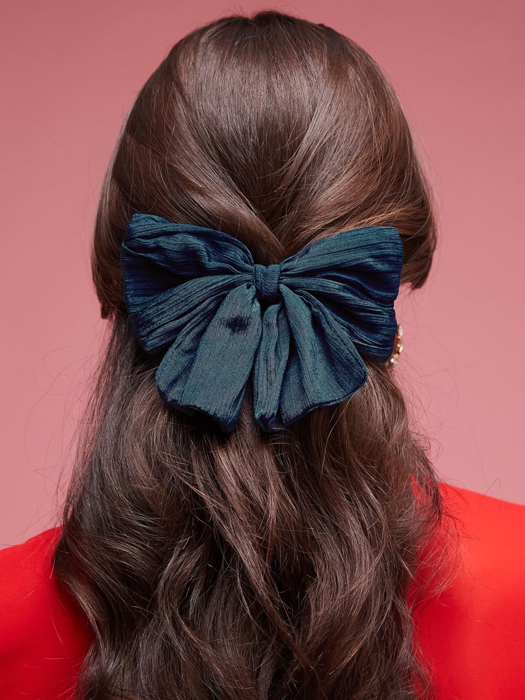 

DEPANO Women French Barrette, Blue