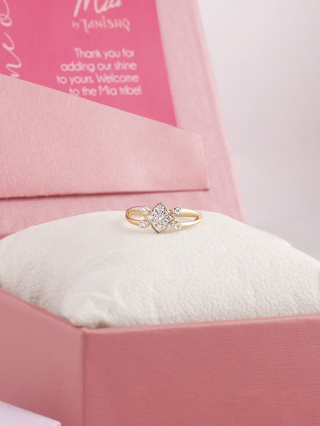 

Mia by Tanishq 14KT Finger Ring Diamond weight: 2.09 carat, Gold