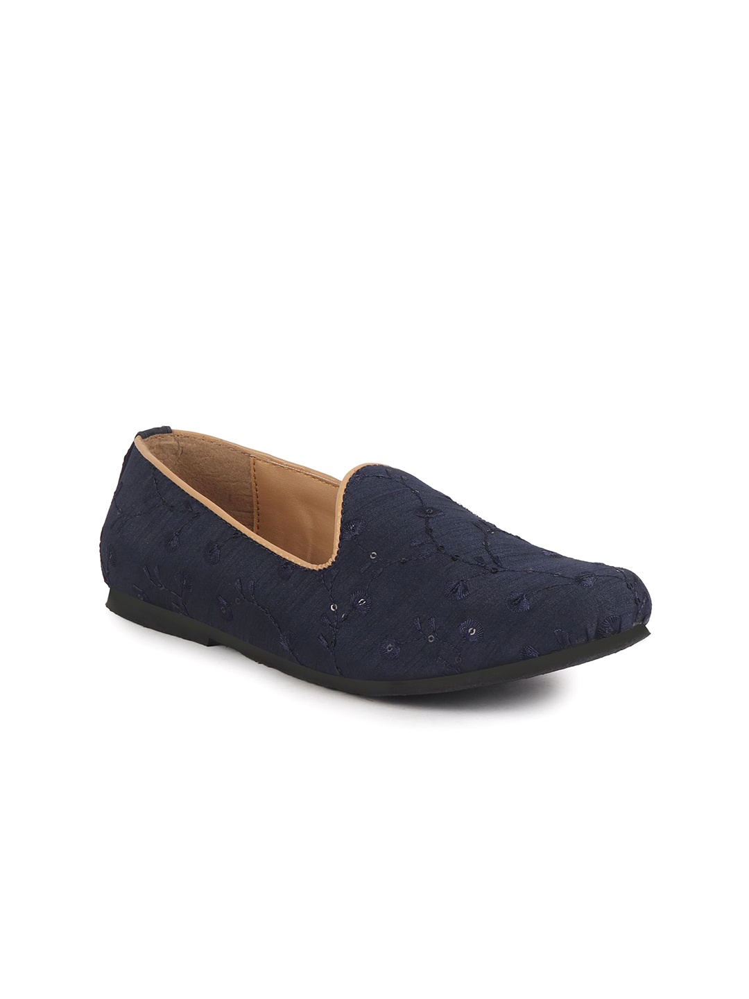 

FAUSTO Boys Round Toe Mojaris, Blue