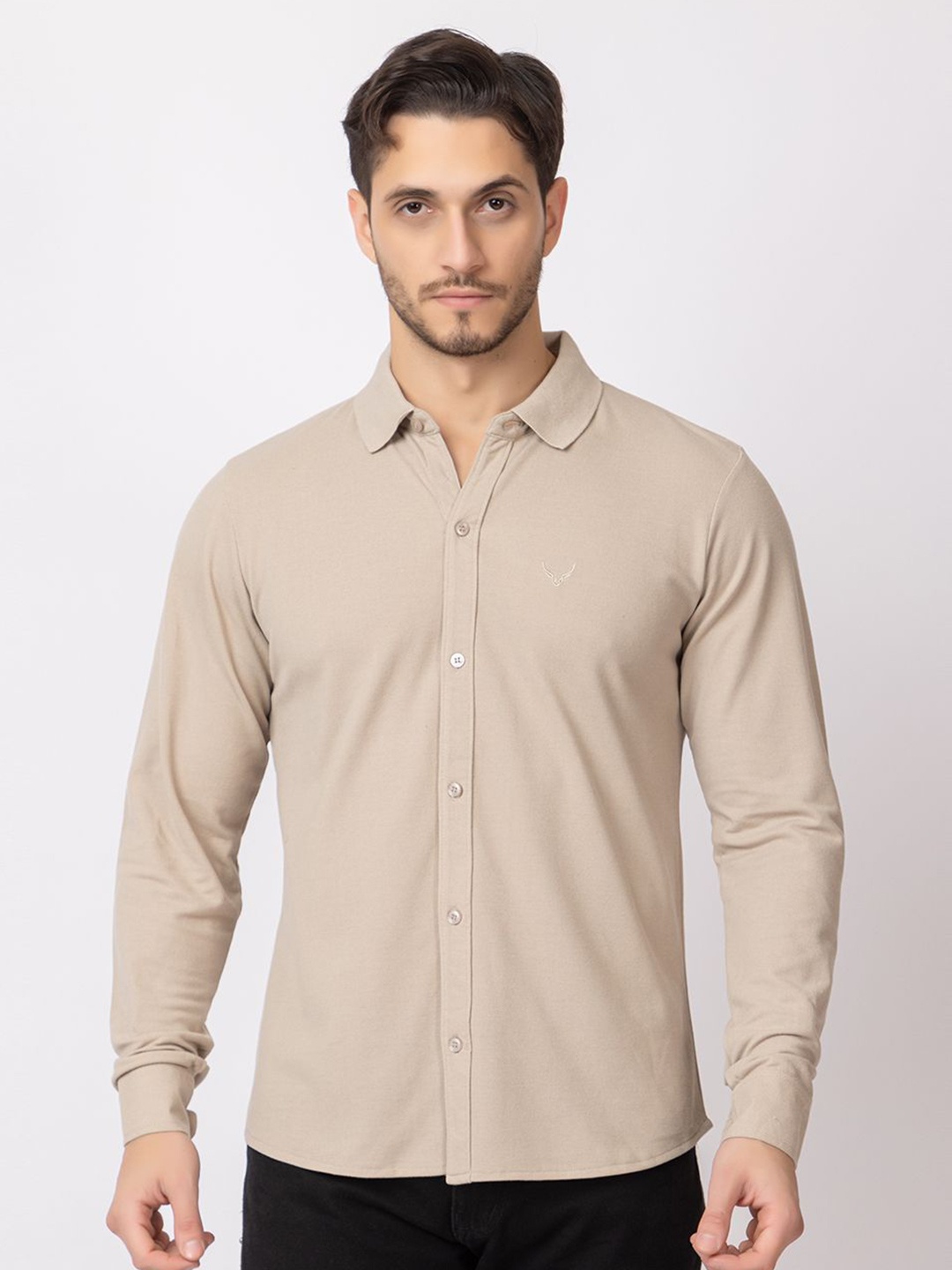

ARIIX Men Opaque Casual Shirt, Beige
