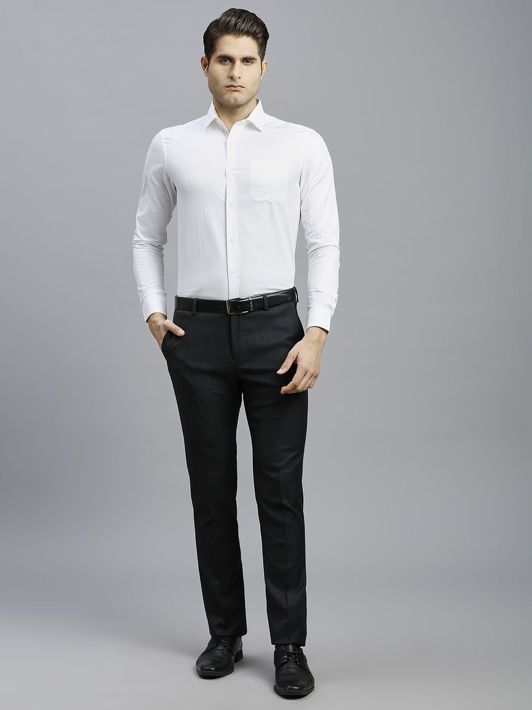 

Reid & Taylor Men Classic Opaque Formal Shirt, White