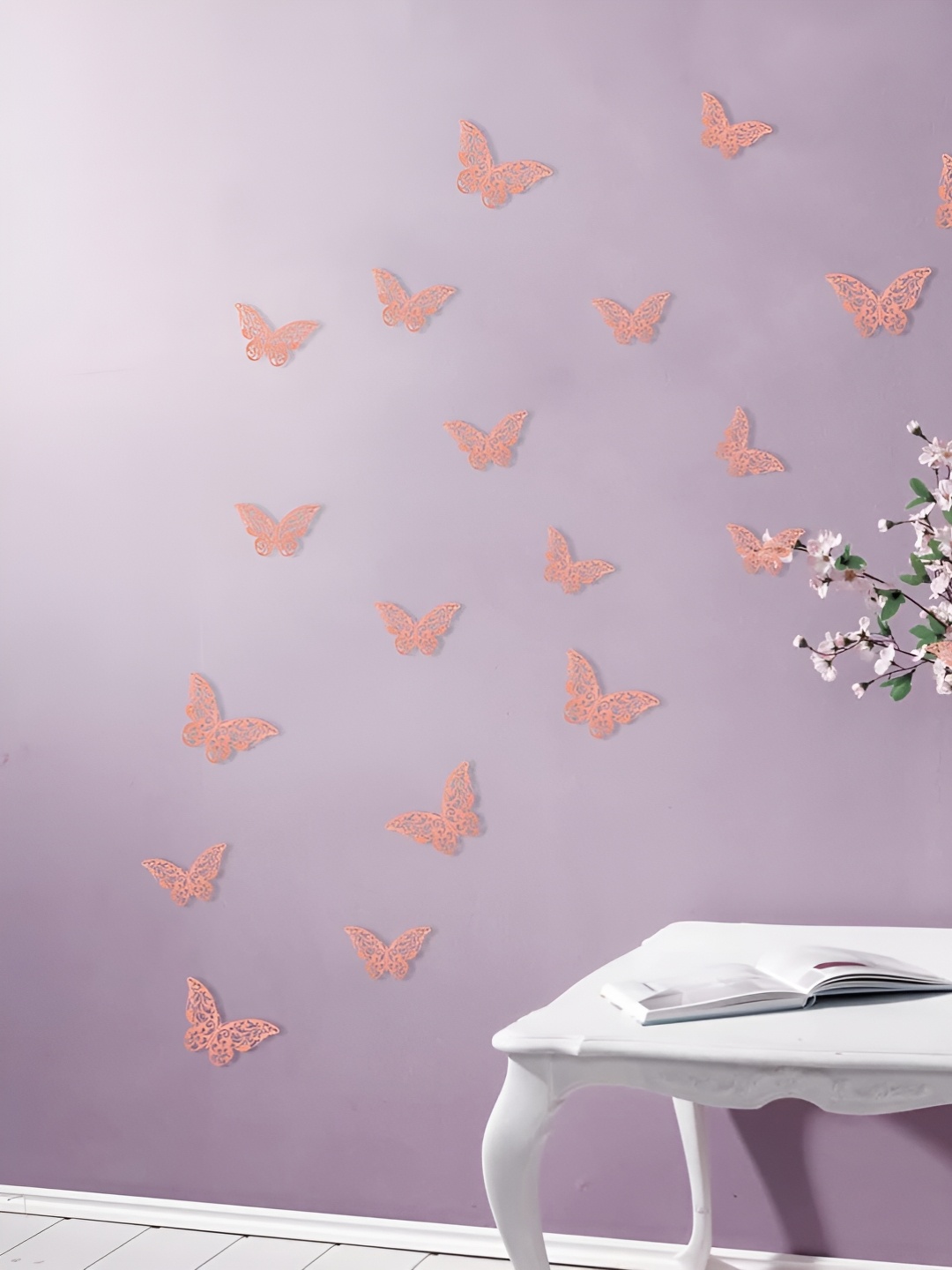 

Asian Royal 12 Pcs 3D Butterfly Wall Stickers, Copper