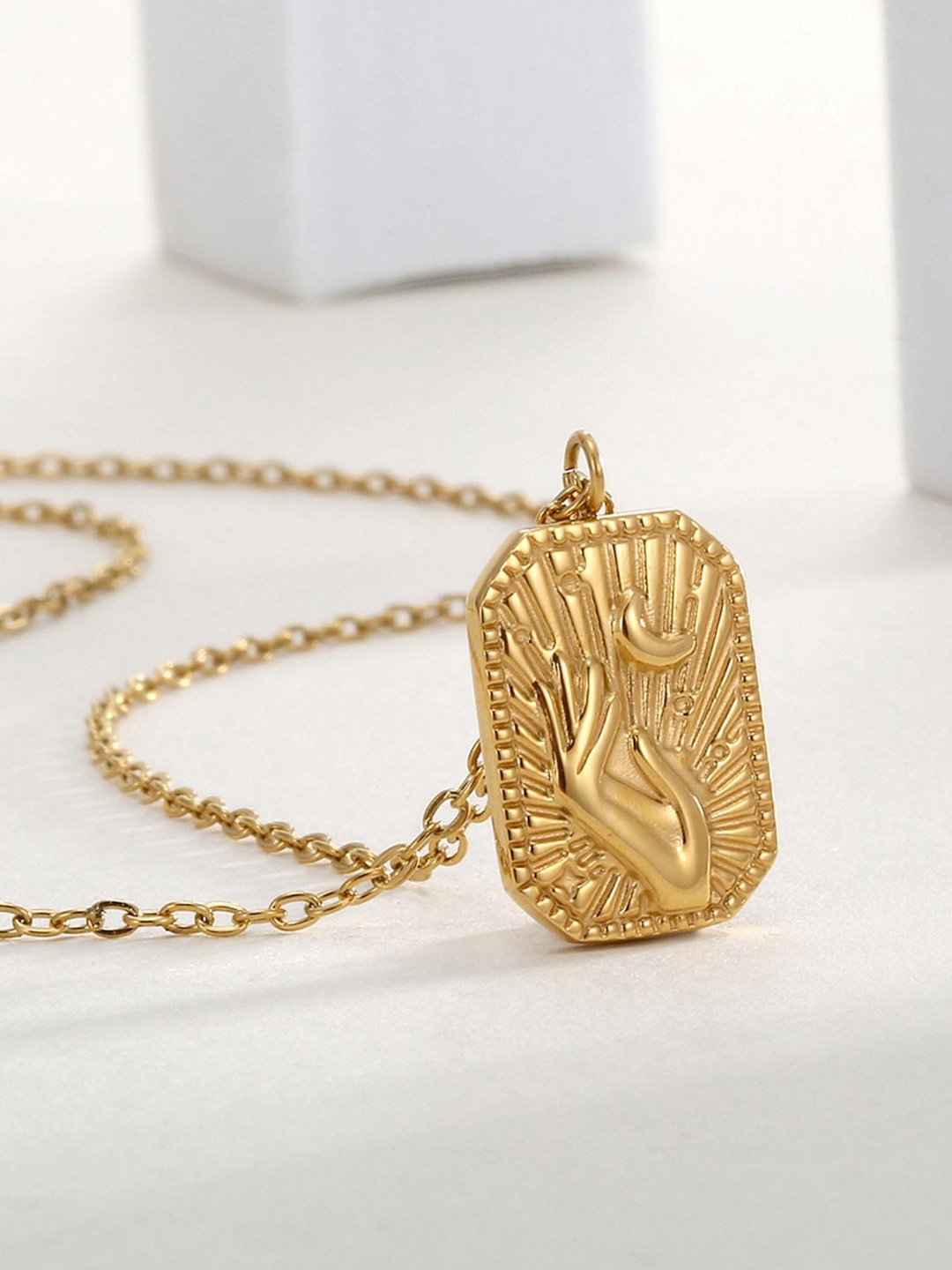 

MYKI Gold-Plated Quirky Pendants with Chains