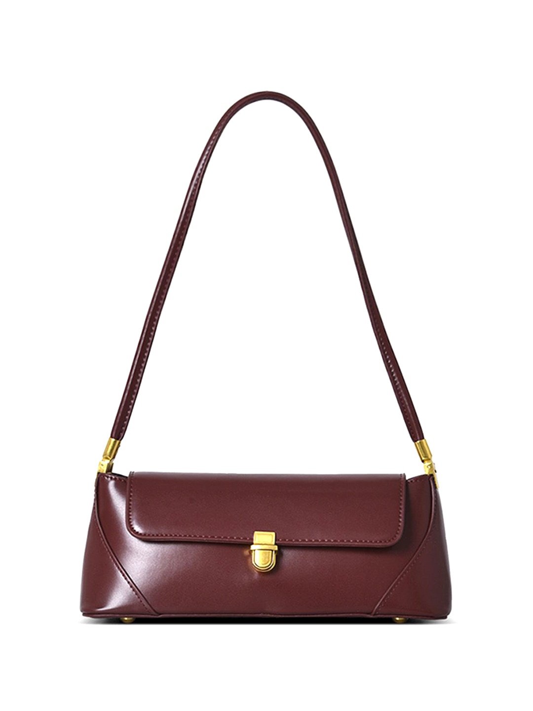 

RAVE PU Structured Shoulder Bag with Tasselled, Maroon